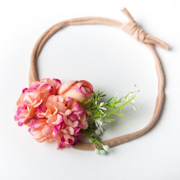 Przykład haftu kwiatowego